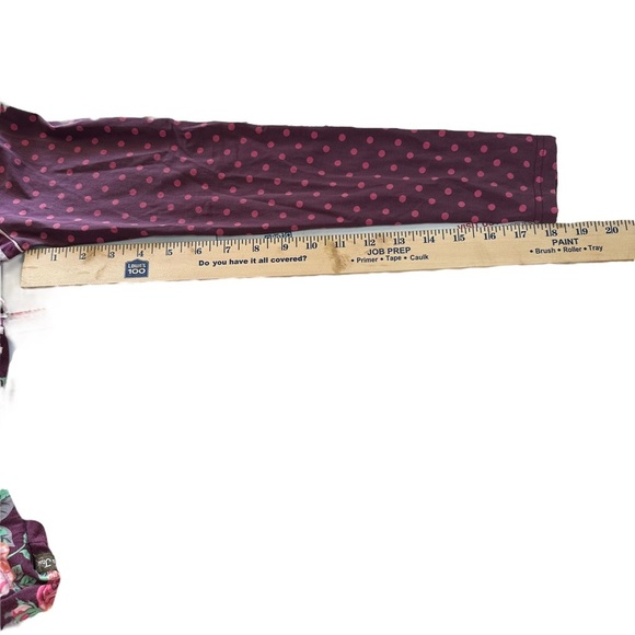 Matilda Jane Calling Bird Tee Medium Purple/Pink Stripe & Polka Dot Size M A528 - Picture 7 of 8